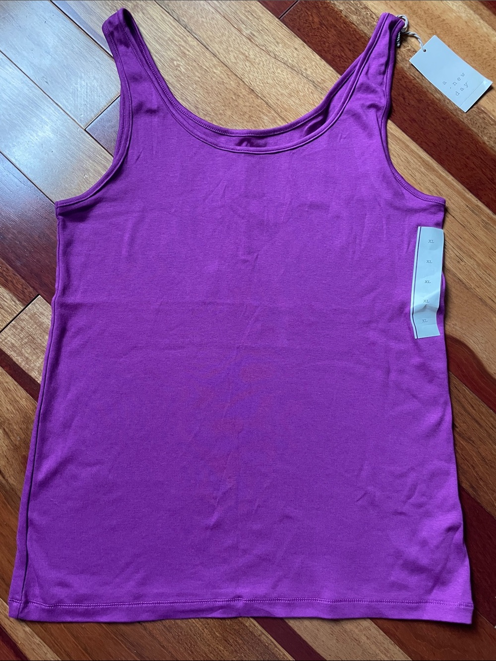 a new day Girls' Bright Purple Tank Top